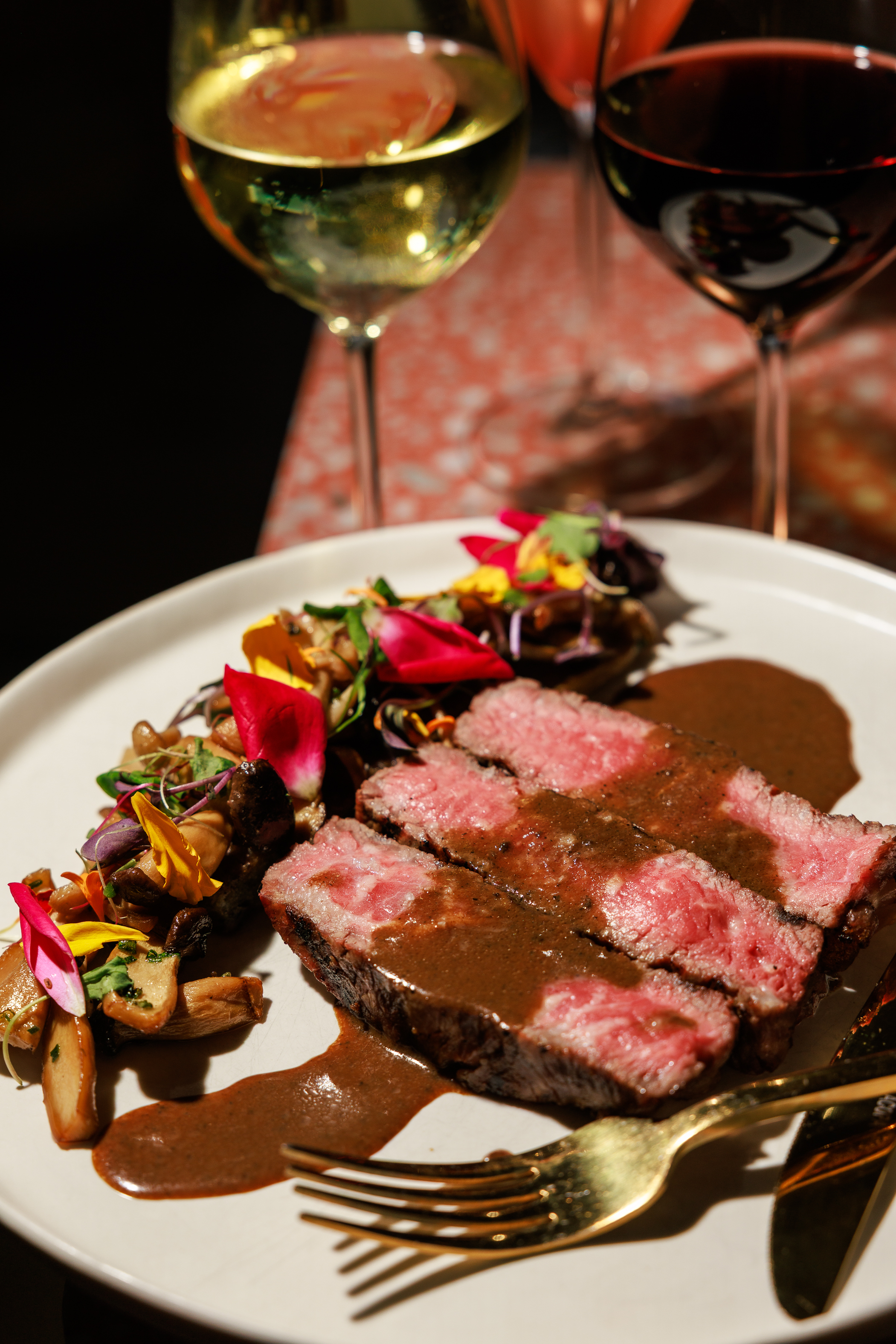 Grilled Prime Strip Steak at Salty Zebra Bistro Jupiter
