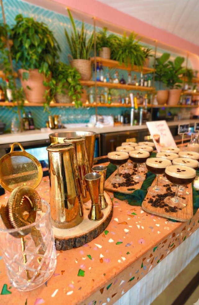 Wedding Celebration Decor at Salty Zebra Bistro Jupiter